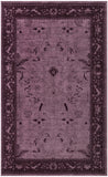 Unique Loom La Jolla Floral Machine Made Floral Rug Purple, Violet/Purple 10' 6" x 16' 5"