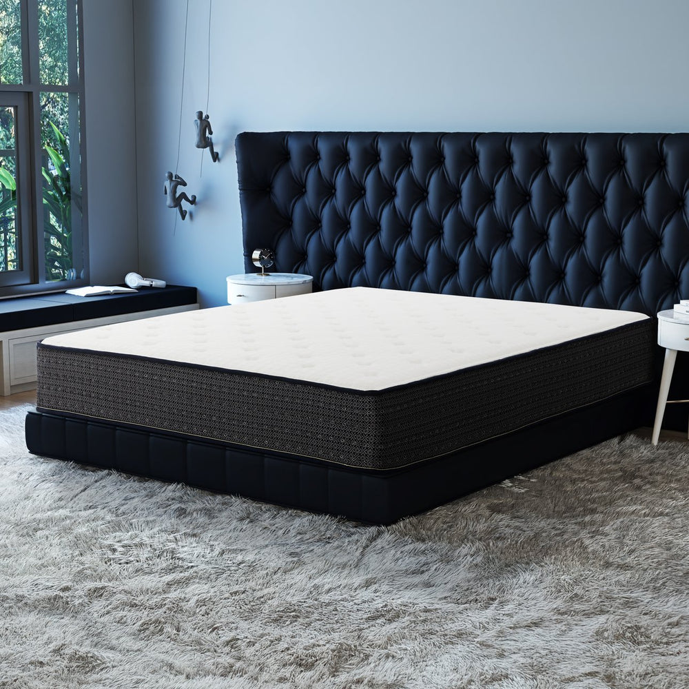 English Elm King Firm Hybrid Mattress with Gel Foam Pocketed Coils and Cooling Knit Cover B011P474215