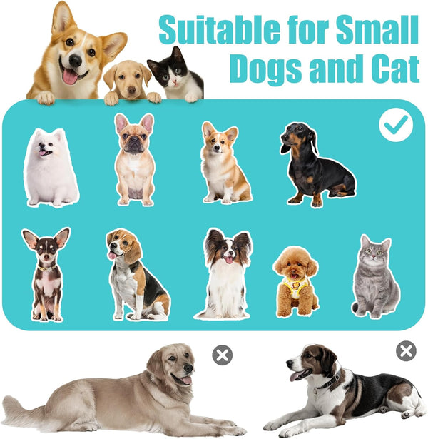 English Elm 3-step Pet Stairs with Cushioned Treads for Small Dogs Cats Sofa Bed Access T5880P493662