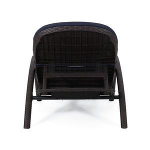 English Elm Christopher Knight Home® - Mikael Chaise Lounge With Cushion – Elegant Dark Brown Design For Ultimate Indoor & Outdoor Comfort 70798.00DNVY