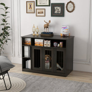 English Elm Pawhut Stylish Dog Crate Furniture With Adjustable Shelf & Flat Top, Perfect For Medium To Large Dogs W2225P217162-GIGA