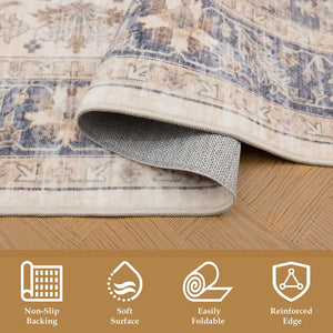 English Elm Premier Low Pile Ivory Area Rug Large Format Neutral Flatweave for Living Rooms B186P479389