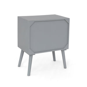 English Elm Christopher Knight Home® - MANGO Mid-Century 2-Drawer Accent Cabinet with Mango Wood Fronts, KD Legs, Natural Finish, 20"W 66674.00