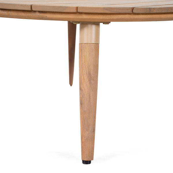 English Elm Christopher Knight Home® - Verona Round Acacia Outdoor Coffee Table — Handcrafted Natural Finish, Weather‑Resistant, 35" Diameter N775P309258A