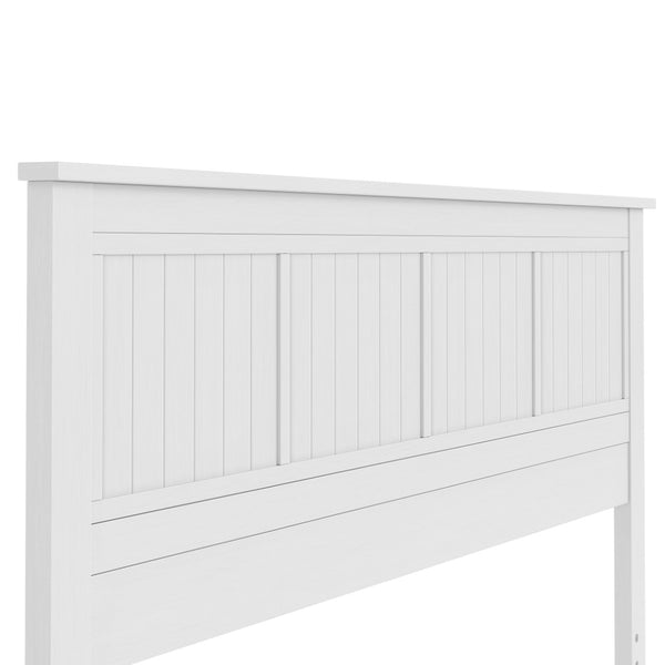English Elm Wilton Window Pane King Headboard - Classic White Farmhouse Style, Durable Design For Modern Décor B050P395277-GIGA