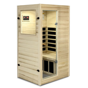 English Elm Xy-909mb-l--a European Aspen Infrared Sauna Cabin with Bluetooth and Digital Controls W5628P491821