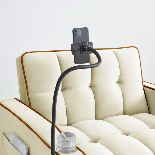 English Elm Sofa Convertible Sleeper Chair with Adjustable Back and Serpentine Spring Support W2564P462078
