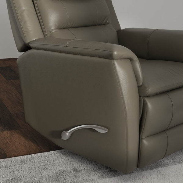 English Elm Global Swivel Glider Recliner In Madras Gray - Luxurious Comfort, Smooth Motion & Durable Design B339P333954