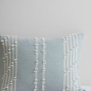 English Elm 3 INK+IVY Kara Cotton Jacquard Comforter Set Full/Queen — Eco OEKO-TEX Stripe & Diamond Reversible Design Aqua 22.44 L x 21.65 W x 13.39 H B03596412