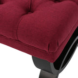 Christopher Knight Home® - Noble House - Scarlett Tufted Fabric Ottoman Bench