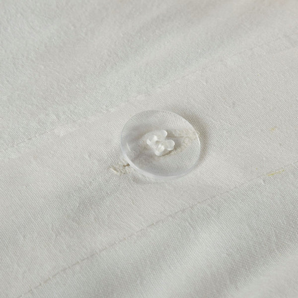 English Elm King/Cal Violette 3-Piece Tufted Cotton Chenille Duvet Cover Set — Ivory Taupe Medallion, Button Closure, Cozy Texture B03597352