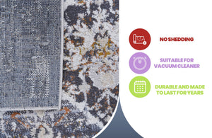 English Elm Payas Collection 6X9 Multi-Color Traditional Area Rug - Durable, Stylish, Pet-Friendly Design! B189P183444-GIGA