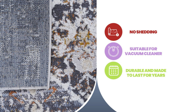 English Elm Payas Collection 6X9 Multi-Color Traditional Area Rug - Durable, Stylish, Pet-Friendly Design! B189P183444-GIGA