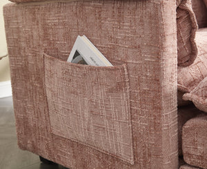 English Elm United Cozy Chenille Two-Seat Sofa With Detachable Armrests, Footstools, And Side Pockets For Comfort W1568S00139-GIGA