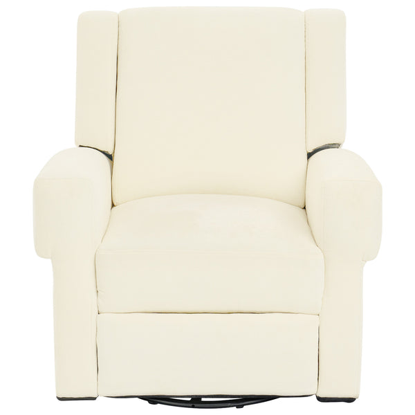 English Elm Manual Swivel Rocker Recliner Chair Plush Chenille Upholstery Nursery Living Room N763P363524K