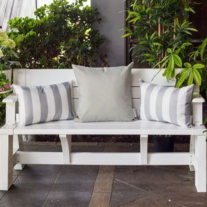 English Elm Horizon Stripe Pillow 14" X 20" - Stylish Weather-Resistant Accent For Indoor & Outdoor Comfort B357P367232