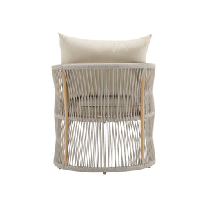 English Elm Christopher Knight Home® - [Set Of 2] Modern Beige Curved Aluminum Lounge Chairs With Plush Cushions For Outdoor Comfort N767P237033B_2