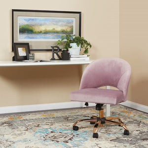 OSP Home Furnishings Lula Office Chair Lavender