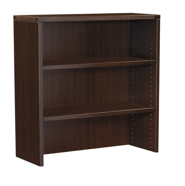 OSP Home Furnishings Napa Bookcase Hutch Engineered Wood Open Shelving for Home Office or Living Room Espresso NAP-53-ESP