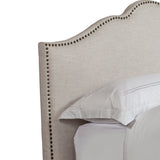 Parker House Parker Living Sleep Jamie - Flour Queen Bed Flour Natural 80% Polyester, 20% Linen (SW) BJAM#8000-2-FLO