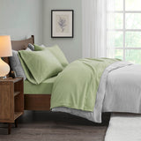 True North by Sleep Philosophy Micro Fleece Casual Sheet Set SHET20-744 Green