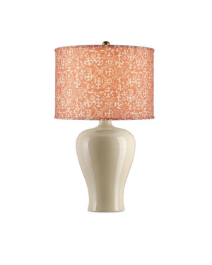 Currey & Company Nomad Beige Drum Lamp Shade - Elegant Desert-inspired Design By Lacefield For Timeless Home Décor Orange Cotton 0900-6014-currey-company