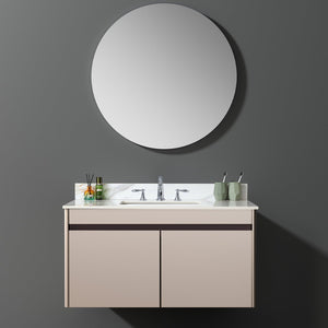 English Elm 43 Inch Marble Vanity Top - Elegant Carrara White Sink With 4" Backsplash & Durable Design For Bathrooms W2699P192444