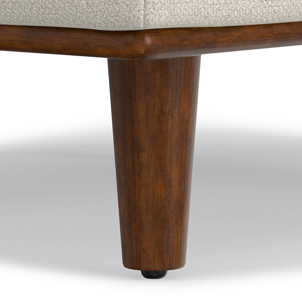 English Elm Morrison Large Rectangular Ottoman - Eco-Friendly, Stylish Centerpiece For Modern Living Rooms & Comfort B136P364271