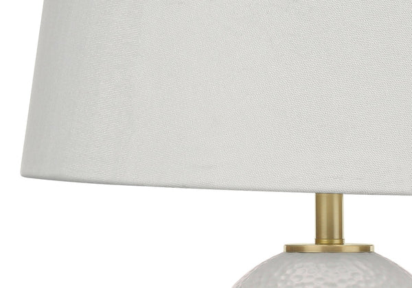English Elm Lighting, 26" White Ceramic Table Lamp With Ivory Shade - Elegant, Versatile, Perfect For Any Room B2710P220077