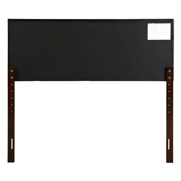English Elm Super Nova Faux Leather Button Tufted Queen Headboard Elegant Tall Panel Bedroom B078112033
