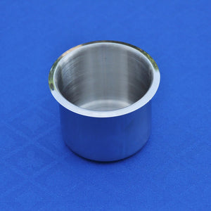 English Elm 96" Casino Style Poker Table with Speed Cloth Felt Racetrack and Steel Cup Holders Blue W2748S00017