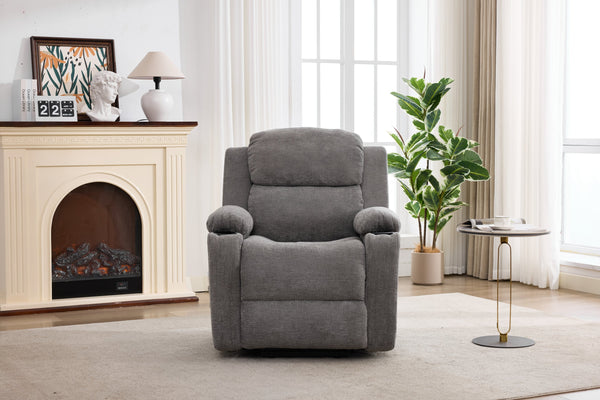 English Elm Infinite Power Lift Recliner with Massage Heat Usb Port and Cup Holders for Seniors W5029P388738