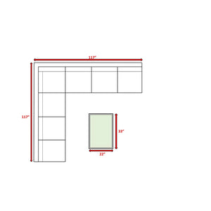 English Elm Fully Assembled 8-Piece 6-Seat All-Weather Wicker Patio Set With Cushions & Coffee Table B120S00192