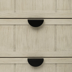 English Elm 3 Drawer Cabinet - Elegant Farmhouse Storage Solution For Bedroom, Living Room, Or Study Decor W688P225267