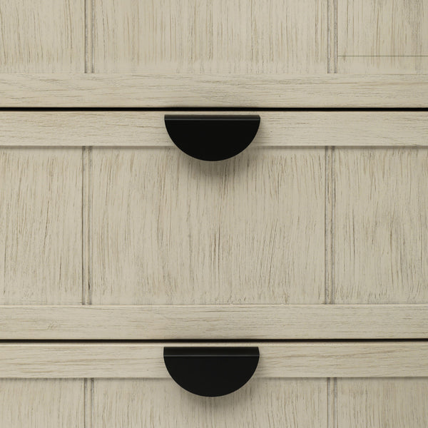 English Elm 3 Drawer Cabinet - Elegant Farmhouse Storage Solution For Bedroom, Living Room, Or Study Decor W688P225267