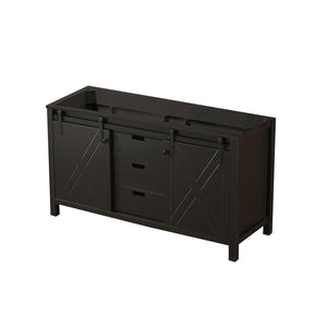 English Elm Brown Double Bath Vanity 60-in W x 22-in D with Soft Close Drawers, Solid Wood Frame, Ample Storage B2731P260045