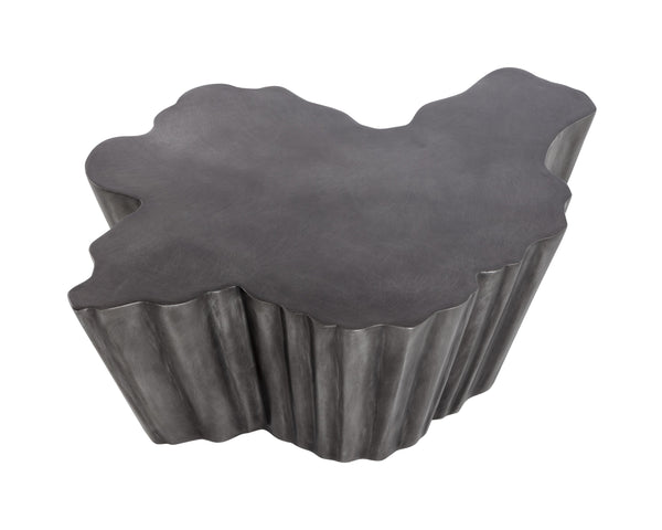 Sunpan Lynx Coffee Table - Bold Organic Design with Unique Shape, Perfect for Modern Living Spaces Antique Grey