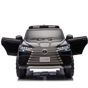 English Elm Licensed Lexus Lx600 24v Two Seater Kids Ride on Suv with Remote and Suspension Black W1578P339061