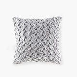 Croscill Classics Winchester Traditional Square Decor Pillow CCL30-0034 Silver