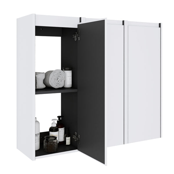 English Elm 12" Bathroom Side Cabinet - Space-Saving Design With Reversible Soft-Close Doors For Modern Storage W999S00279