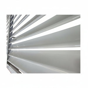English Elm Breeze Aluminum Airfoil Exterior Shutter with Powder Coat Finish for Facades B2755P470589