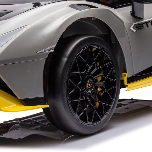 English Elm Lamborghini Huracan Sto 24v Kids Ride on Drift Car with Led Lights and Remote W1578P210768