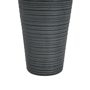 English Elm Christopher Knight Home® - 31.5"H Tall Striped Concrete Column Fountain with LED Light Effects, Weatherproof Accent for Courtyards N765P324550G