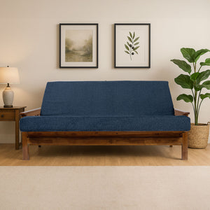 English Elm Memory Foam Infused Futon Mattress Full – Thick, Washable, Versatile Sofa Bed For Guests & Small Spaces B181P351982