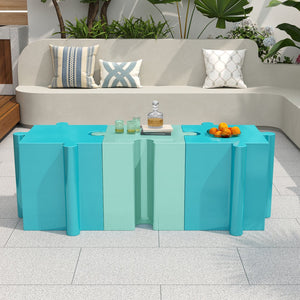 English Elm Christopher Knight Home® - 3-Piece Artistic Puzzle Table Set - Modular Mgo Accent Tables For Stylish Indoor & Outdoor Use N770PS331L32G