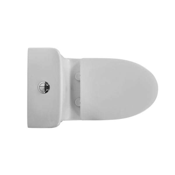 English Elm 1.1/1.6 Gpf Skirted One-piece Elongated Ceramic Toilet with Soft Close Seat Watersense B2724P246932