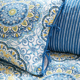 Madison Park Tangiers Global Inspired 6 Piece Reversible Daybed Cover Set MP13-3973 Blue