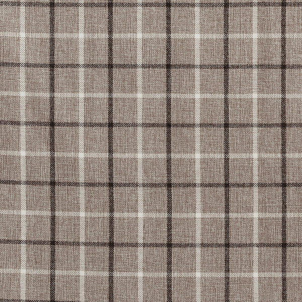 English Elm Plaid Faux Leather Tab Top Curtain Panel with Fleece Lining for Cozy Rustic Privacy and Insulation Multicolor 11.81 L x 10.04 W x 3.98 H B03598256