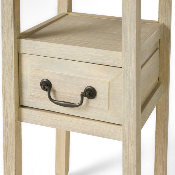 English Elm Christopher Knight Home® - End Table - Elegant Cream-White Solid Rubber Wood Design For Modern & Classic Home Décor Needs N771P269295Y