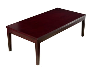 OSP Home Furnishings Kenwood Rectangular Coffee Table Modern Low Profile Design for Living Room or Family KEN-19-MAH